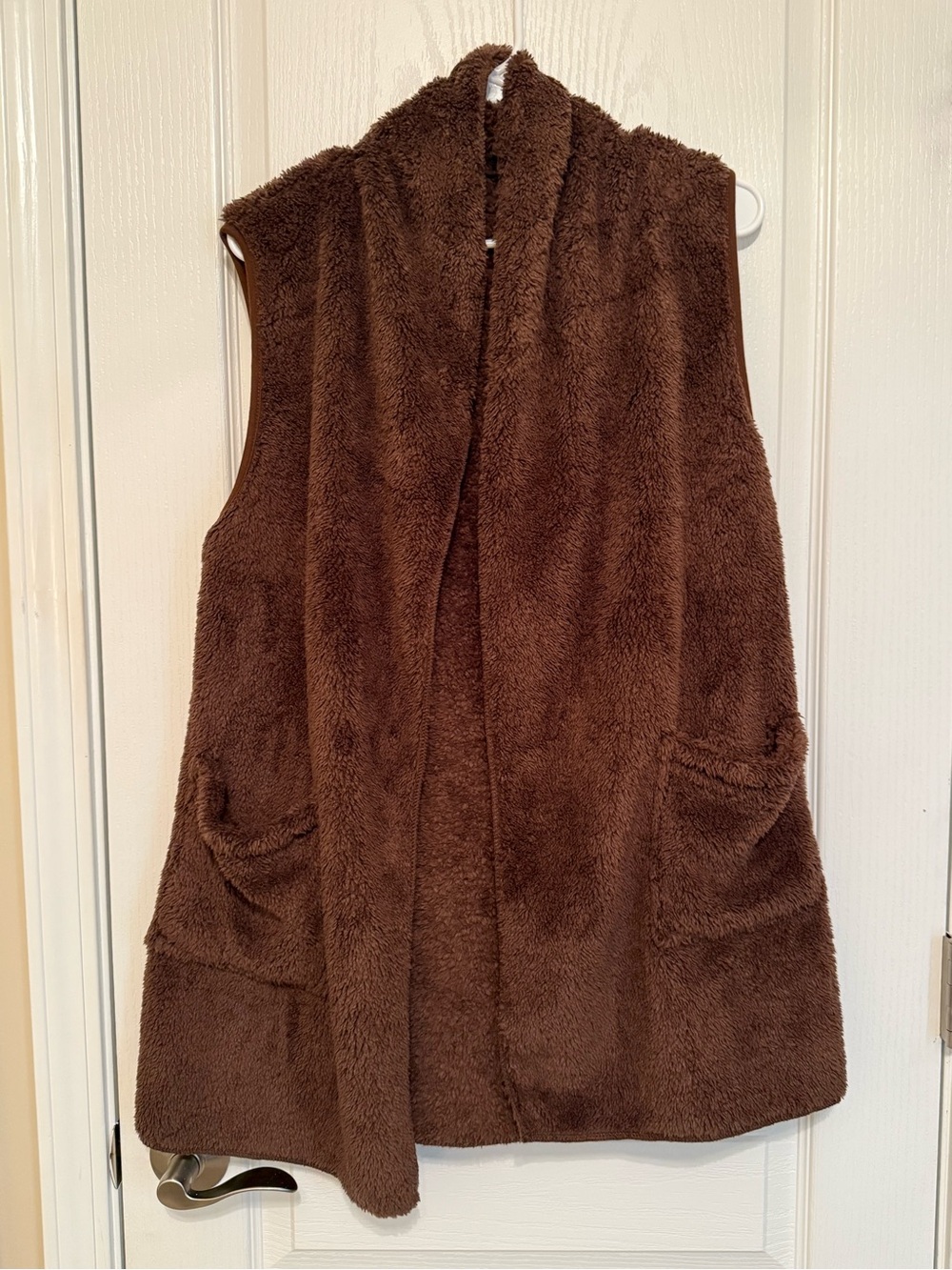 Cozy Plush Brown Faux Fur Vest